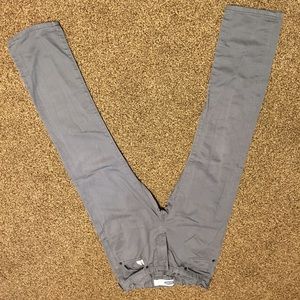 Gray color jeans